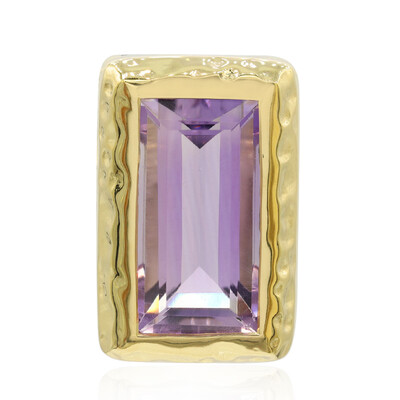 Rose de France Amethyst Silver Pendant (MONOSONO COLLECTION)