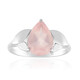 Rose Quartz Silver Ring