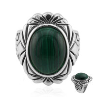 Malachite Silver Ring (Art of Nature)