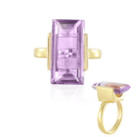 Rose de France Amethyst Silver Ring