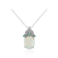 Welo Opal Silver Necklace