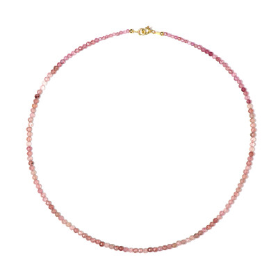 Strawberry Quartz Silver Necklace