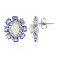 Welo Opal Silver Earrings