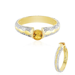 Citrine Silver Ring