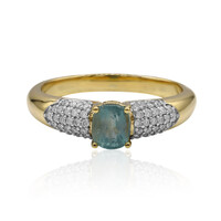 18K Grandidierite Gold Ring (AMAYANI)