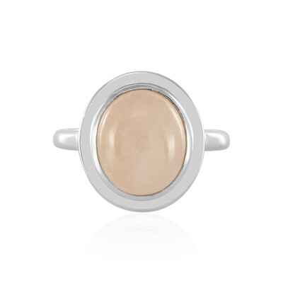 Morganite Silver Ring (MONOSONO COLLECTION)