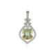 14K Ouro Verde Quartz Gold Pendant (SUHANA)