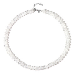 White Quartz Silver Necklace