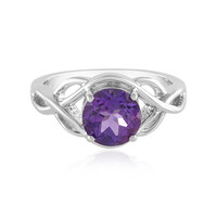 Siberian Amethyst Silver Ring