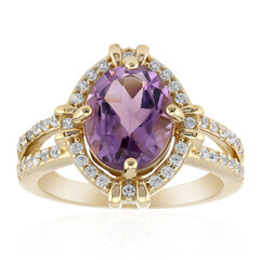 Bolivian Amethyst Silver Ring