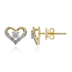 9K SI1 (G) Diamond Gold Earrings