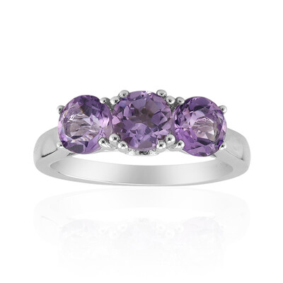 Amethyst Silver Ring