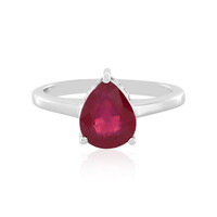 Bemainty Ruby Silver Ring