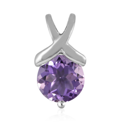 Amethyst Silver Pendant