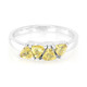 Yellow Beryl Silver Ring