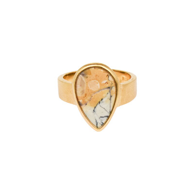 Maligano Jasper Silver Ring