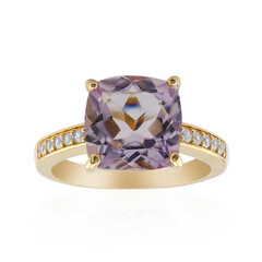 Bolivian Amethyst Silver Ring