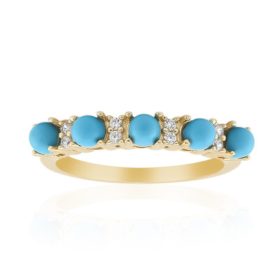 Sleeping Beauty Turquoise Silver Ring