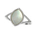 Mother of Pearl Silver Ring (dagen)