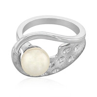 Akoya Pearl Silver Ring