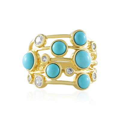 Sleeping Beauty Turquoise Silver Ring