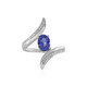 Tanzanite Silver Ring