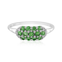 Tsavorite Silver Ring