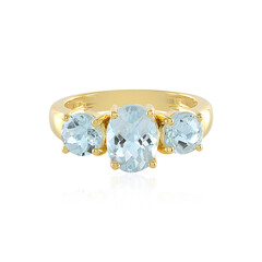 Sky Blue Topaz Silver Ring