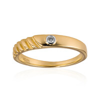 9K SI1 (H) Diamond Gold Ring