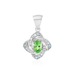 Tsavorite Silver Pendant