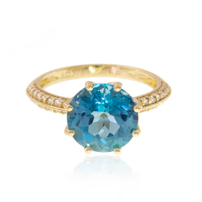 9K Marambaia Topaz Gold Ring (de Melo)