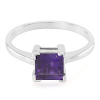 Zambian Amethyst Silver Ring