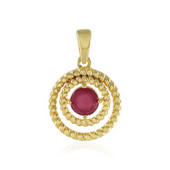 Madagascar Ruby Silver Pendant