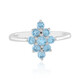 Swiss Blue Topaz Silver Ring