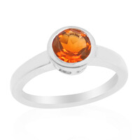 Madeira Citrine Silver Ring