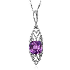 14K Patroke Kunzite Gold Necklace (de Melo)