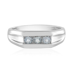 Brazilian Aquamarine Silver Ring