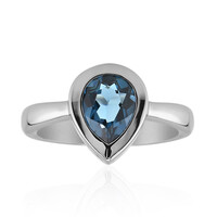 London Blue Topaz Silver Ring