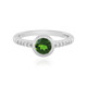 Russian Diopside Silver Ring