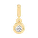 9K SI1 (G) Diamond Gold Pendant (Annette)