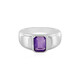 Zambian Amethyst Silver Ring