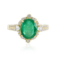 14K Brazilian Emerald Gold Ring (AMAYANI)