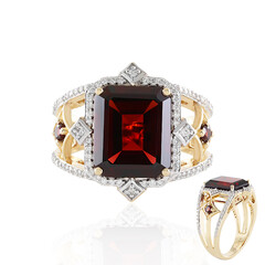 14K AAA Mozambique Garnet Gold Ring (SUHANA)