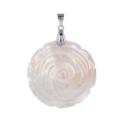 Mother of Pearl Silver Pendant