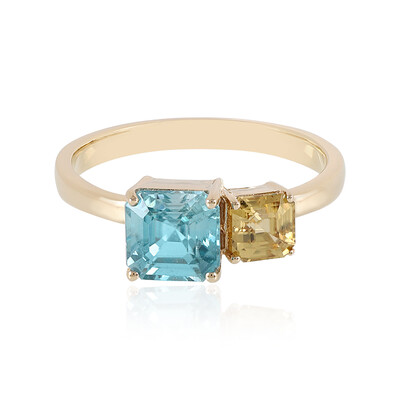 9K Ratanakiri Zircon Gold Ring (Adela Gold)