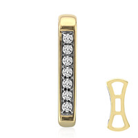 9K SI1 (G) Diamond Gold Pendant