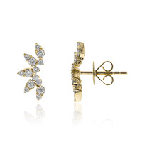 14K I1 (G) Diamond Gold Earrings (CIRARI)