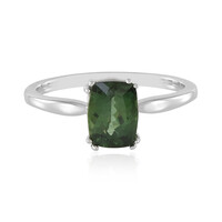 Chrome Apatite Silver Ring