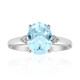 Sky Blue Topaz Silver Ring