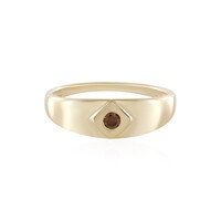 9K I2 Brown Diamond Gold Ring